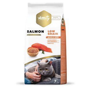 AMITY Super Premium Cat Salmоn сухий корм для дорослих котів, з лососем, 7 kg SP939SALM7KG фото
