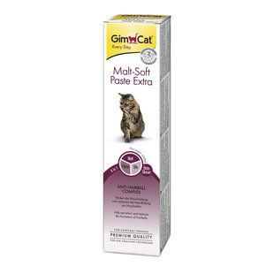 Gimcat &laquo;Мальт-Софт-Екстра&raquo; 50 г - Паста для виведення грудок вовни у кішок G-407364/417929 фото