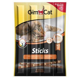 Лакомство для кошек GimCat Sticks 4 шт. (Лосось) G-420622 фото