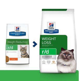 Hill's Prescription Diet Feline r/d Weight Reduction 3 кг сухий корм для котів з надлишковою вагою 606524 фото