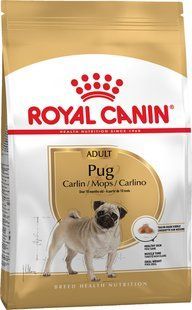 Сухой корм Royal Canin Pug Adult 3 кг для взрослых собак породы мопс старше 10 месяцев 3985030 фото