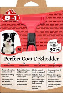 Дешеддер 8in1 Perfect Coat для вичісування собак, розмір M, 6,5 см 661616/151791/661508СПЕЦ фото