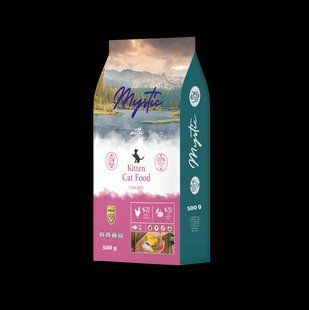 Сухий Корм Mystic Беззерновий для кошенят з Куркою 500 г 499994 фото