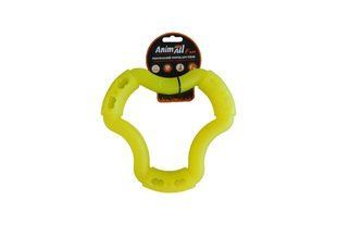 Игрушка для собак AnimAll Fun кольцо 6 сторон, желтое, 20 см 111360 фото