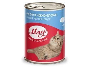 Мяу! консерви для котів 415 г х 20 шт з рибою B2200204/П фото
