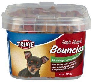 Косточки для малых пород и щенков Trixie Bouncies (желудок птица ягненок) 140 гр TX-31507 фото