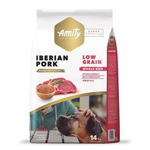 AMITY Super Premium Iberian Pork, сухий корм для дорослих собак, з іберійською свининою 14 kg (206) SP566IBERIAN14KG фото