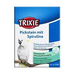 Крейда для папуг Trixie з спіруліна 190 г 5106 фото