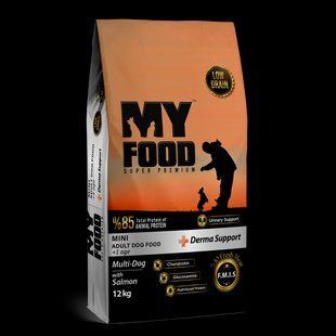 Сухий Корм Myfood Суперпреміум для дорослих собак малих порід з Лососем 12 кг 501208 фото