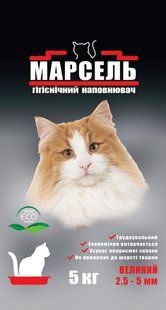 Бентонитовый наполнитель Марсель для туалета кошек 5 кг, крупный 2,5-5 мм 1777789 фото