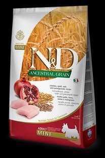 Farmina (Фармина) n&d low Grain dog Chicken & Pomegranate Adult Mini 2,5 кг Низкозерновой сухой корм для собак 156380 фото