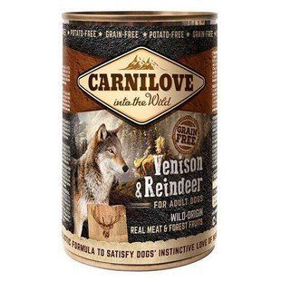 Вологий корм для собак Carnilove Venison & Reindeer 400 г оленина 100133/529292 фото