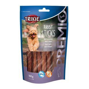 Лакомство для собак Trixie Premio Rabbit Sticks 100 г (кролик) 31709 фото
