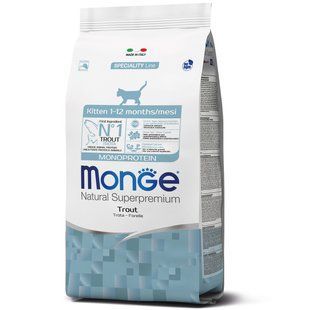 Monge Cat Monoprotein Kitten з фореллю 1,5 кг 70005500 фото