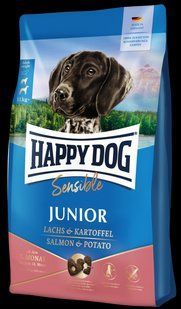 Корм Happy dog Supreme Junior Grainfree 1 кг для цуценят з чутливим травленням від 7 місяців 61006 фото