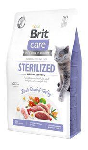 Brit Care Cat GF Sterilized Weight Control 2 кг Корм для стерилізованих котів з надмірною вагою 171294/0792 фото