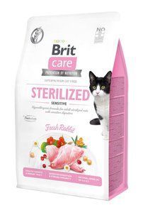 Сухой корм Brit Care Cat GF Sterilized Sensitive для стерилизованных кошек с чувствительным пищеварением, с 171291/0778 фото