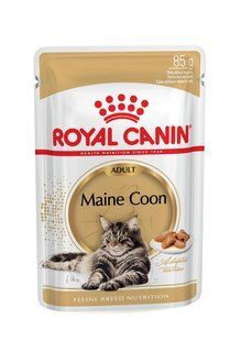 Вологий корм Royal Canin Maine Coon Adult 85гх12шт для мейн-кунів, шматочки в соусі 2031001/П фото