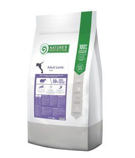 Сухой корм Nature's Protection Maxi adult lamb для взрослых собак крупных пород, с ягненком, 18 кг NPB46244 фото