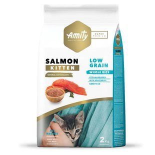 AMITY Super Premium Kitten Salmon сухий корм для кошенят, з лососем, 2 kg SP816KITTEN2KG фото