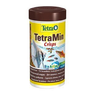 Tetra Min Crisps 250ml чипсы основной корм для рыбок 139657 фото