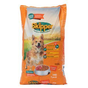 Сухой корм Skipper 3 кг для собак всех пород, курица и говядина 101104 фото