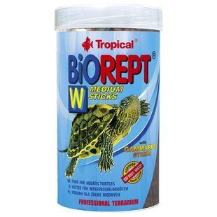 Сухий корм для водоплавних черепах Tropical в паличках &laquo;Biorept W&raquo; 250 мл 11364 фото
