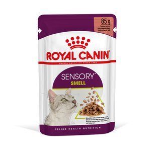 Вологий корм для дорослих котів ROYAL CANIN SENSORY SMELL GRAVY 0.085 кг 1517001/П фото