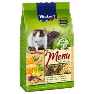 Vitakraft Premium Menu Vital 800 г Вітакрафт Меню корм для щурів 24958 фото