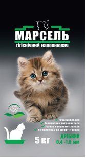 Бентонитовый наполнитель Марсель для туалета кошек 5 кг, мелкий 0,4-1,5 мм 1777791 фото