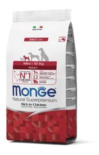Monge Dog Mini Adult курка з рисом 7,5 кг 70004053 фото