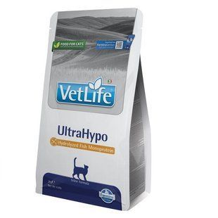 Фарміна сухий корм Vet Life UltraHypo дієт. харчування, при харчовій алергії, 2кг 22523 160388 фото
