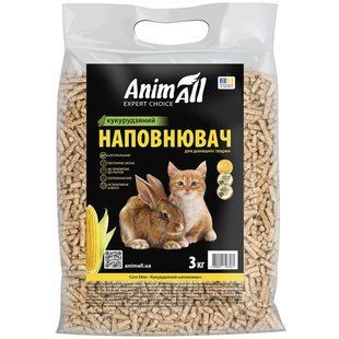 Animall Наповнювач кукурудзяний для туалетів домашніх тварин, 3кг 183704 фото