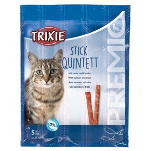 Палички для котів Quadro-Sticks (лосось + форель) 4шт/5гр TX-42725 фото