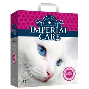 Ультра-комкующийся наполнитель Imperial Care Baby Powder 6 л с ароматом детской пудры 800642 фото