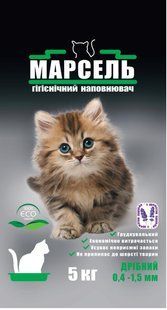 Бентонитовый наполнитель Марсель для туалета кошек 5 кг, мелкий с запахом лаванды 0,4-1,5 мм 1777792 фото
