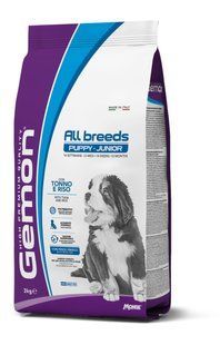 Gemon Dog All breeds Puppy & Junior тунeц з рисом 3 кг 70386005 фото