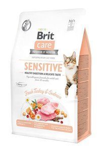 Сухой корм Brit Care Cat GF Sensitive HDigestion & Delicate Taste для кошек с чувствительным пищеварением, 171283/0716 фото