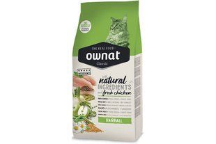 Ownat Classic Hairball Cat 1,5 кг сухой корм для кошек, для выведения шерсти 16211 фото