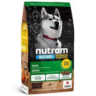 S9_Nutram Sound Balanced Wellness Adult Lamb, холістик-корм з ягням для собак 20 кг S9_(20kg) фото