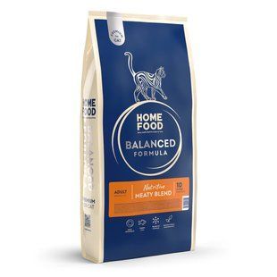 Сухой корм для взрослых кошек мясной ассорти Home Food Cat Adult Универсальный 10 кг 4828333101000 фото