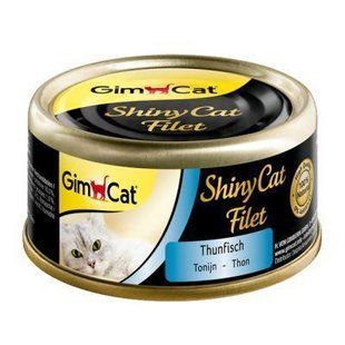 Консерви GimCat Shiny Cat Filet k 70g для кішок з тунцем G-413815 /900 фото