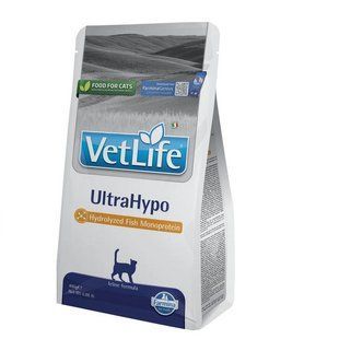 Фарміна сухий корм Vet Life UltraHypo дієт. харчування, при харчовій алергії, 400 г 22561 160387 фото