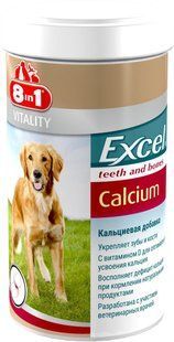 Кальцій для собак 8in1 Excel &laquo;Calcium&raquo; 470 таблеток (для зубів і кісток) 660474 /109433 фото