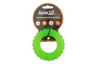 Игрушка для собак AnimAll Fun кольцо с шипами, зеленый, 9 см 111650 фото