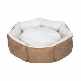 Лежак для тварини Cupcake ,круглий (коричневий/сірий) 98 см 35кг XL VR01//3305 фото