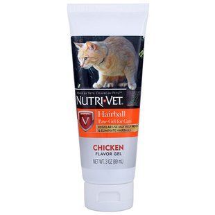Nutri-Vet Hairball Chicken добавка для кошек, гель, 89 мл 99850 фото