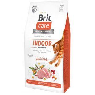 Корм Brit Care Cat Іndoor Anti-stress 7 кг сухий корм для кішок, що живуть в приміщенні 171301/0846 фото
