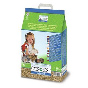Гігієнічний наповнювач Rettenmaier Cats Best Universal 20 л дерев'яний JRS300047/0472 фото