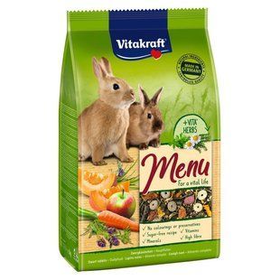 Корм для кроликів Vitakraft Premium Menu Vital 500 г 25581 фото